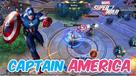 Captain America Gameplay Marvel Super War Youtube