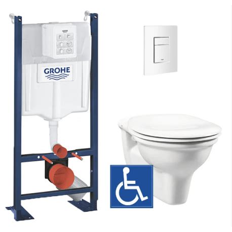 Pack Wc Complet Arkitekt Wc Suspendu Pmr Cm De Profondeur Avec