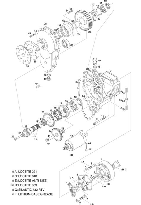 Rotax 503 582 Ul Engine Reduction Gearbox E I 2 62 I 3 00 I 3 47 Or I 4 00 Parts