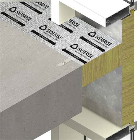 Siderise Cw Fs Perimeter Barrier And Fire Stop For Curtain Walling