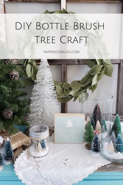 DIY Bottle Brush Tree Craft Darlene Brink