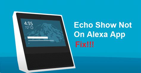 Alexa Echo Show Not Responding To Voice