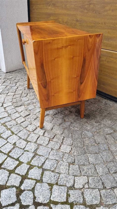 Komoda Bilea Sideboard Design PRL Lata 60 Fornir Orzech Bytom OLX Pl