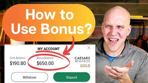 Caesars Sportsbook Bonus How To Use And Withdraw Money On Caesars