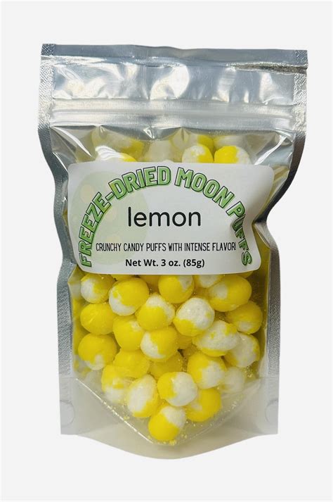 Lemon Single Bag Freeze Dried Moon Puffs