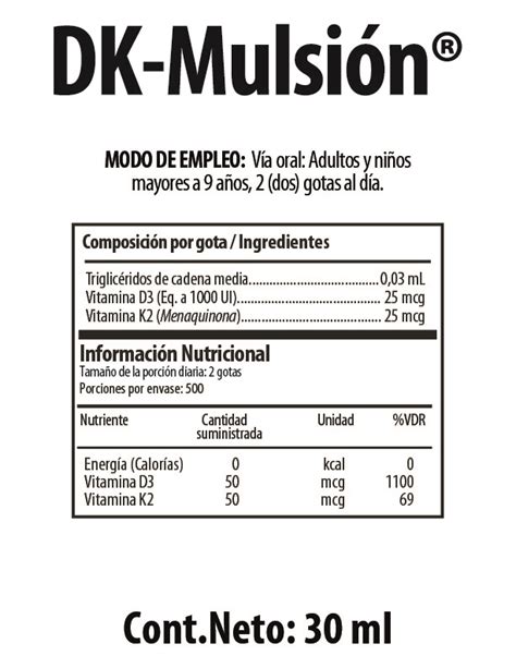 DK Mulsión Biomolec Pharma