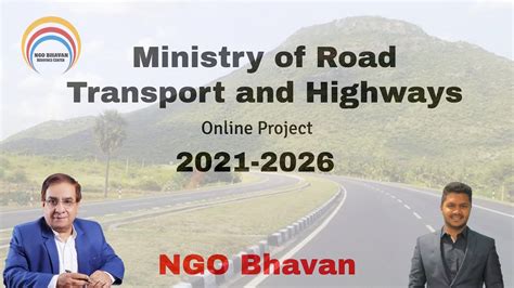 Ministry Of Road Transport And Highways Online Project Proposal