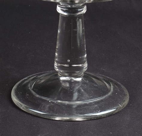 Antique Glass Compote Vintage Eapg Clear Pattern Footed Etsy