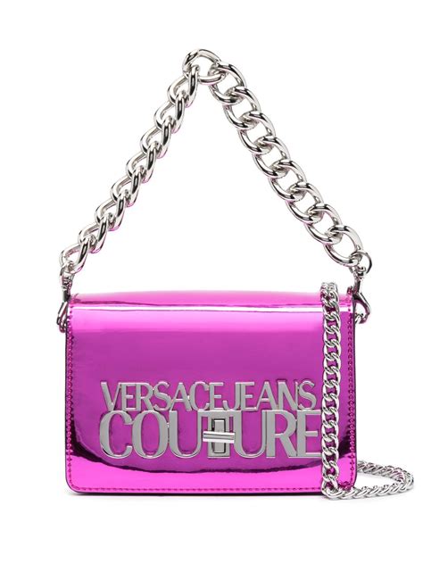 Versace Jeans Couture Logo Plaque Crossbody Bag Farfetch