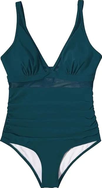 One Piece High Waist Women S Swimsuit New Swimwear Ribbed Bikini