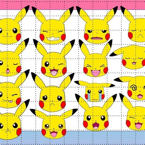 Pikachu Outline - Etsy