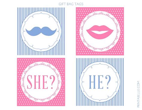 Gender Reveal Printable Signs