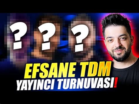 Efsane Tdm Yayinci Turnuvasi Pubg Mobile Youtube