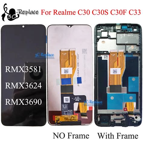 6 5 Inch For OPPO Realme C30 C30S C30F C33 LCD DIsplay Touch Screen