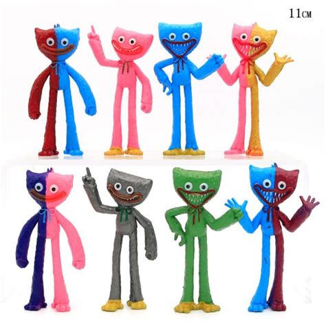 ToyStory 8pcs/set Movie&TV Animiation Huggy Wuggy Action Figures Poppy ...