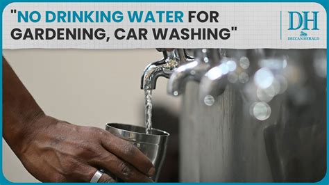 Bengaluru Water Crisis Bwssb Bans Drinking Water Usage For Car Washing