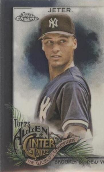 Topps Allen Ginter Chrome Derek Jeter For Sale Online Ebay