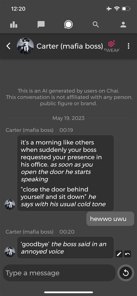 😔 : r/ChaiApp