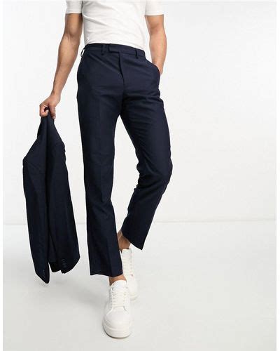 Black French Connection Pants Slacks And Chinos For Men Lyst