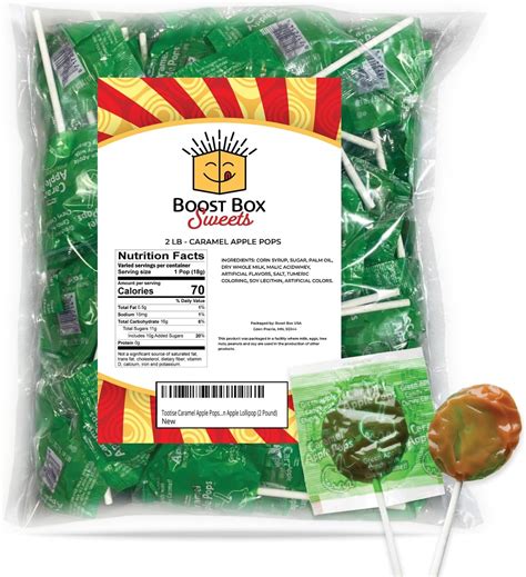 Tootsie Caramel Apple Pops Assorted Apple Orchard