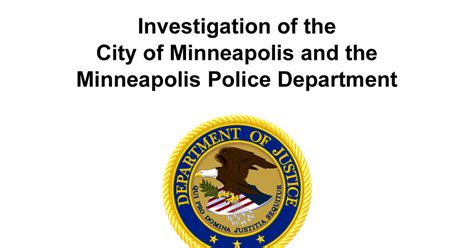 Read The Justice Departments Report On The Minneapolis Police