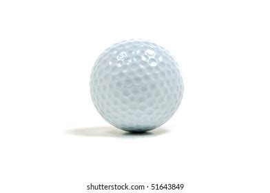 White Golf Ball Isolated Over White Stock Photo 51643849 | Shutterstock