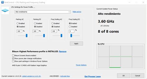 Parkcontrol Hacer Cpu Parking Sin Reiniciar El Ordenador Neoteo