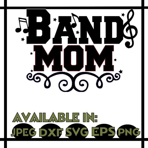 Band Svg Dxf Jpeg Silhouette Cameo Cricut Marching Masterbundles