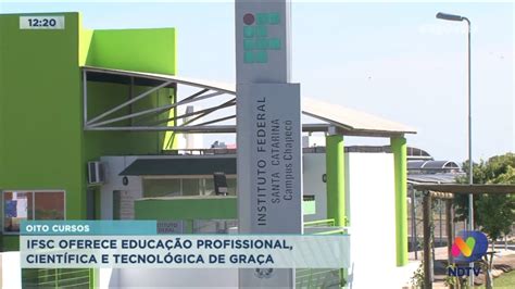 IFSC de Chapecó oferece educação profissional científica e tecnológica