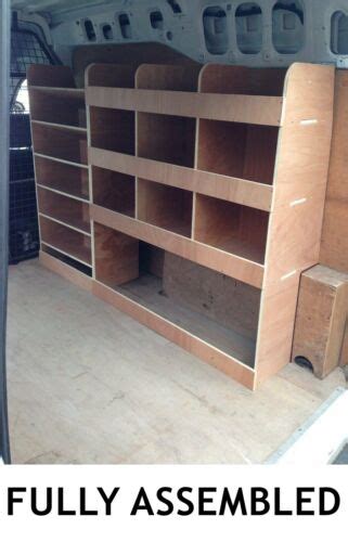 Ford Transit Connect Van Shelving Racking Lwb Plywood System Case Storage Os Ebay