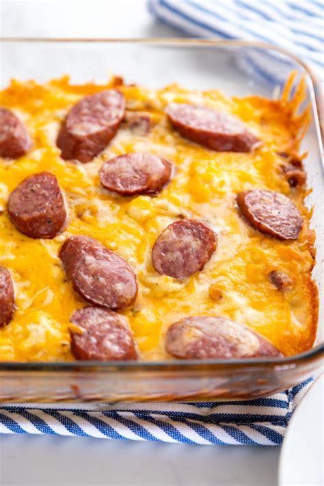 Easy Peasy Cheesy Hashbrown And Sausage Casserole Recipe Hashbrown