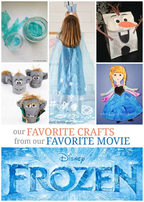 10 Fantastic Frozen Crafts Love And Marriage Frozen Crafts Frozen