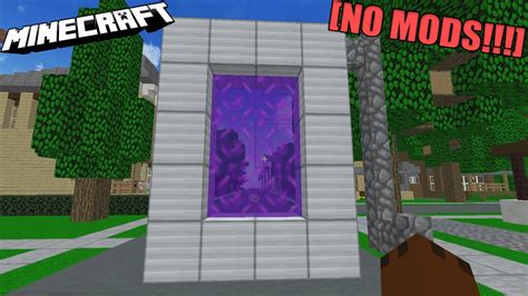 Minecraft Portal No Mods Lasopasignature