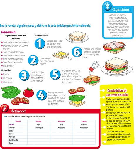 Arriba 35 Imagen Un Texto Instructivo De Recetas Abzlocal Mx