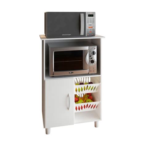 Armário de Cozinha Fruteira Amanda 1 Porta Espaço para Forno e Micro