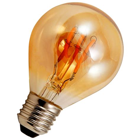 Led Birne E W Filament Warmwei Goldenes Glas Kabika De