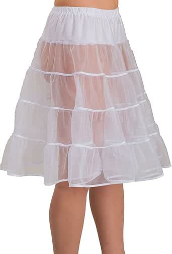 Setrino Damen Petticoat Unterrock Sophie Swing Aus Chiffon Knielang