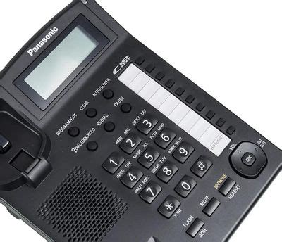 Проводной телефон Panasonic KX-TS2388RUB, черный – купить в Ситилинк ...