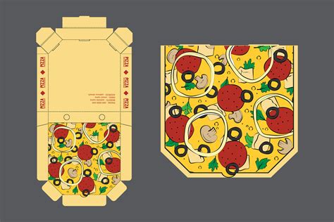 Pizza Box Design Pizza Packaging Design Pizza Box Design Template