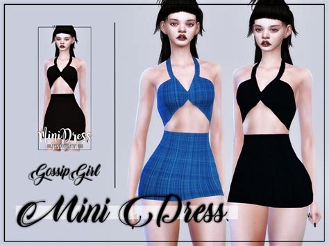 The Sims Resource Mini Dress Gossip Girl