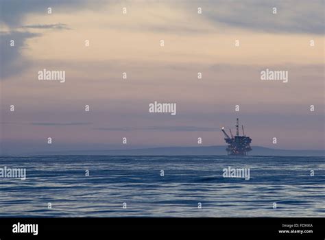 Offshore Oil Rig Stock Photo Alamy