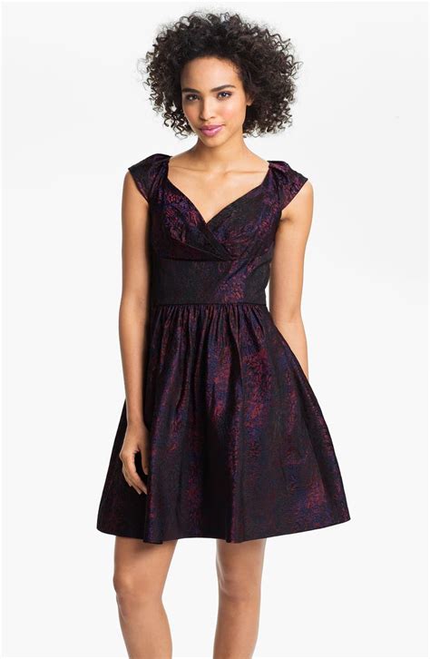 Suzi Chin For Maggy Boutique Brocade Fit And Flare Dress Petite Nordstrom