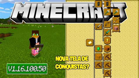 Mcpe 1 16 100 50 Beta O Que Mudou Minecraft Pe 1 16 100 50 Nova Tela