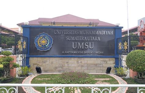 Pendaftaran Universitas Muhammadiyah Sumatera Utara Umsu Tahun Ajaran