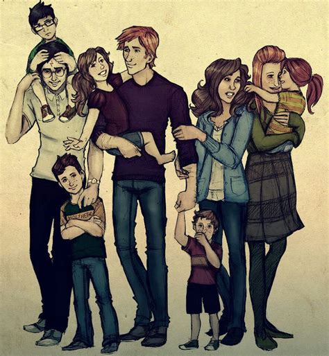 The Potters And Wealeys Harry Potter Fan Art Harry Potter Next