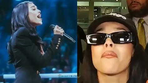 As Reaccion Danna Paola Tras Interpretar El Himno Nacional