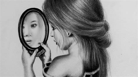 How To Draw Mirror Reflection Pencil Drawing Realistic Drawing