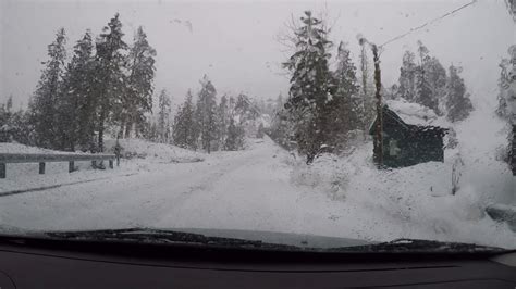 Donner Pass In The Snow Youtube