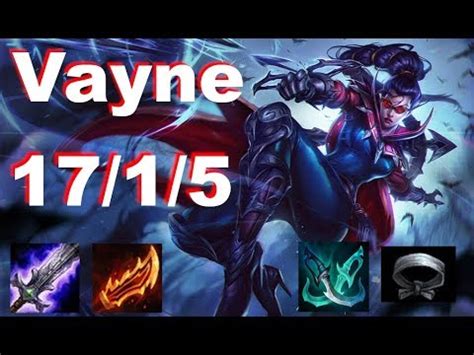 Vayne Vs Kalista ADC KDA 17 1 5 Challenger Patch 10 12 YouTube