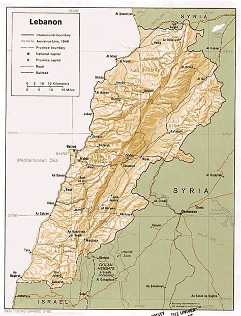 Map of Ancient Lebanon: Location of Tyre